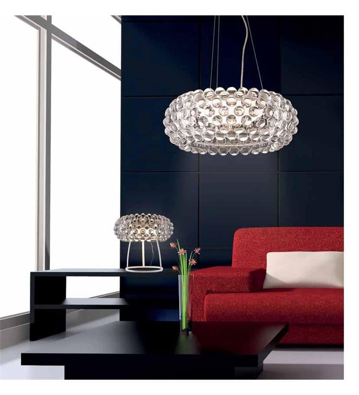 Lampa wisząca Acrylio nowoczesna klosz akrylowe kulki do salonu sypialni kuchni jadalnia nad stół