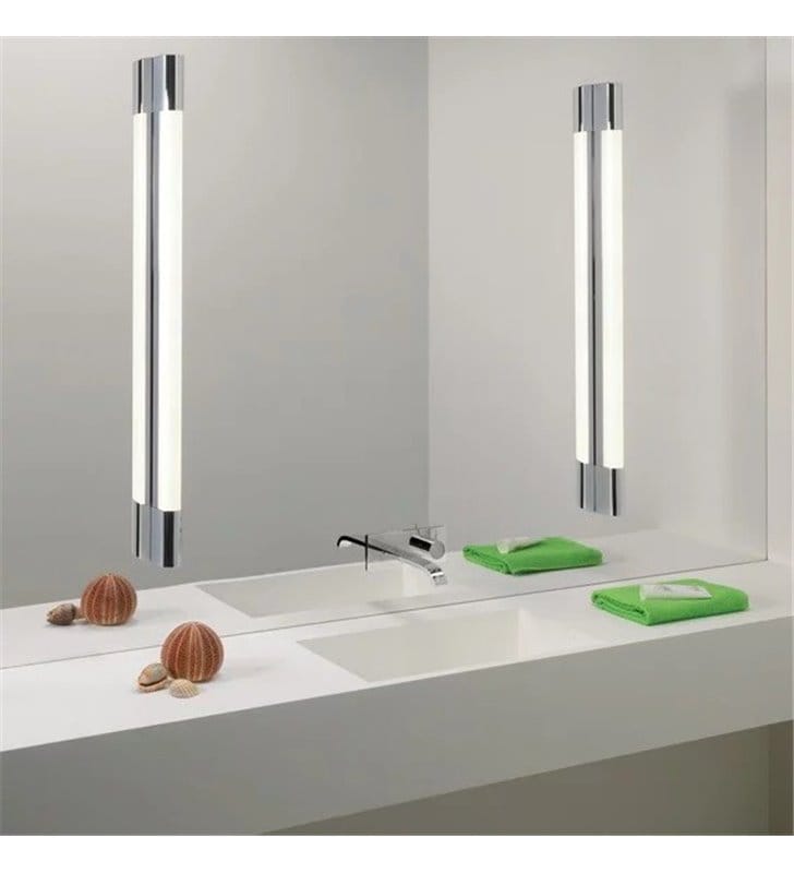 60cm lampa łazienkowa do oświetlenia lustra Palermo LED chrom