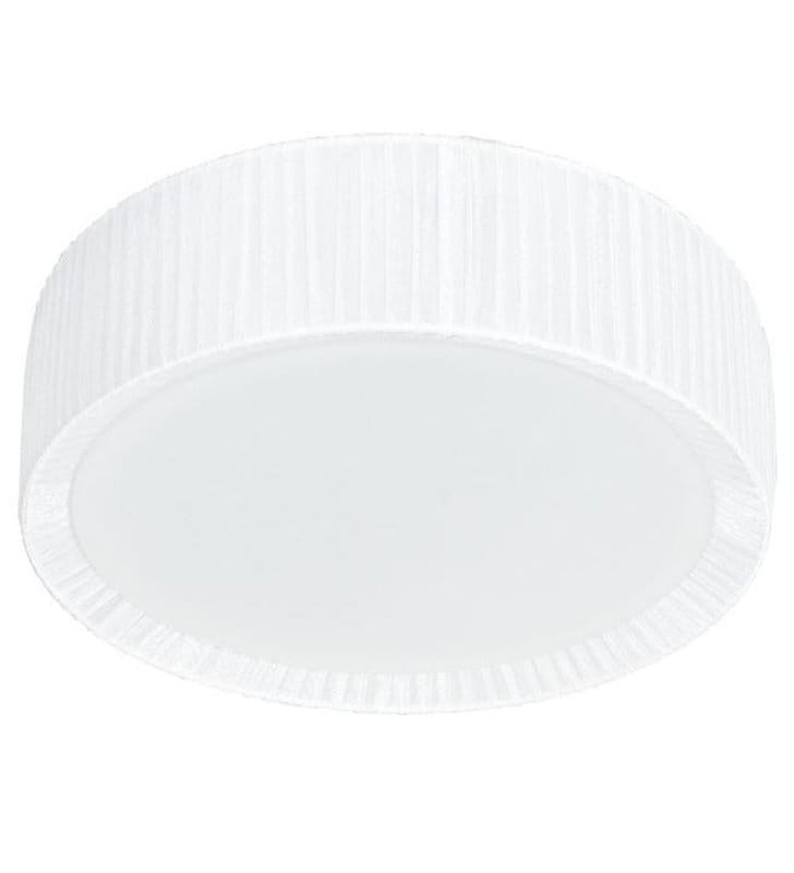 Biały plafon plisowany Alehandro White 35cm elegancki stylowy do sypialni  - DOSTĘPNY OD RĘKI