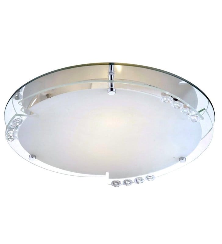 Plafon Armena 320 okrągły szklany klosz - DOSTĘPNY OD RĘKI