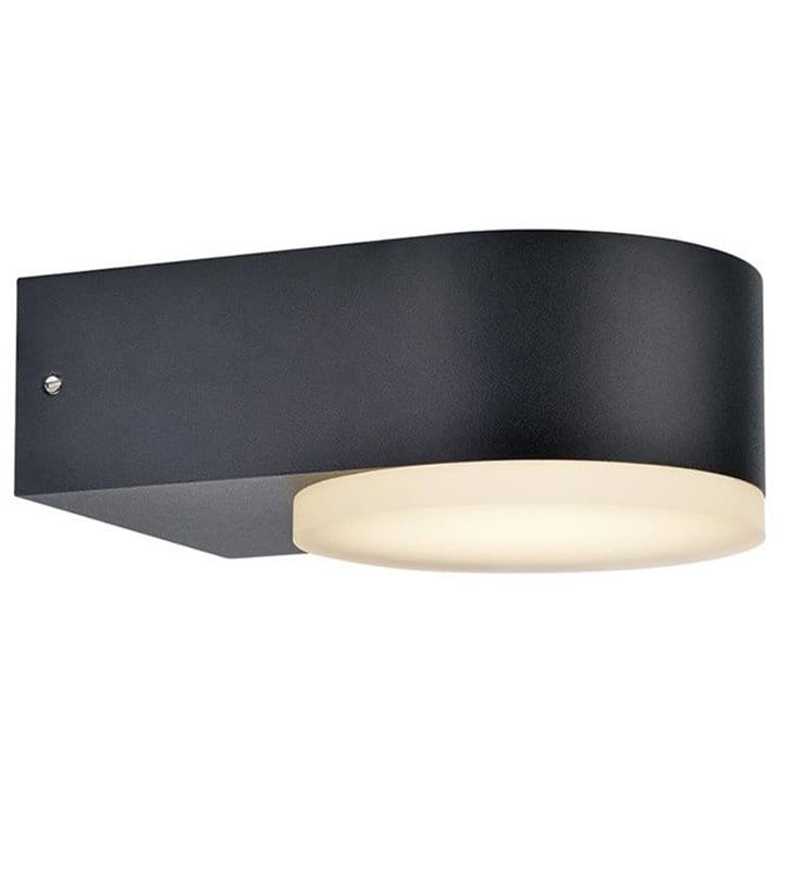 Zewnętrzna lampa ścienna Monza LED kolor czarny