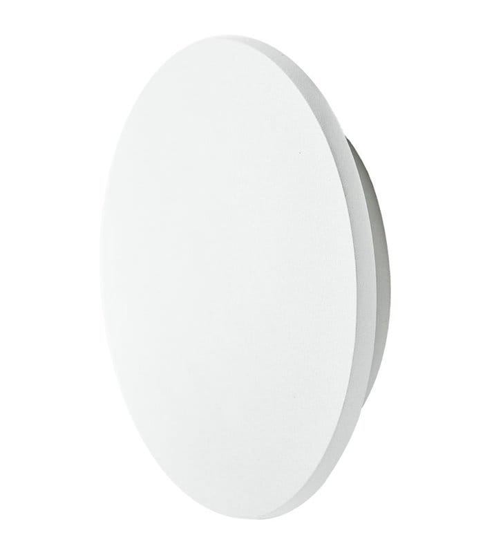Kinkiet Ancona LED biały nowoczesny okrągły średnica 13,5cm