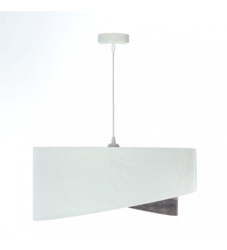 Lampa wisząca Jazmin asymetryczna srebrny środek do salonu sypialni jadalni nad stół