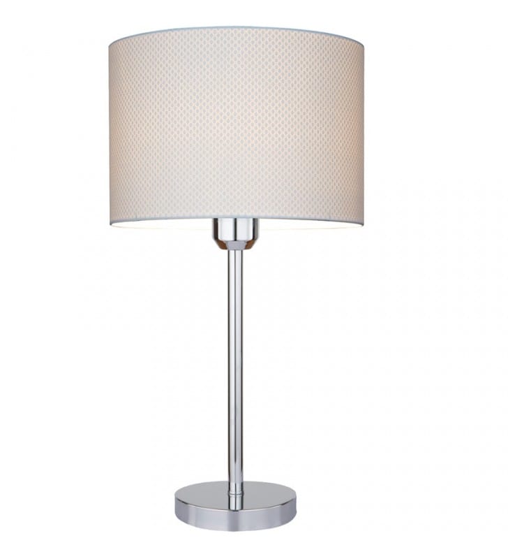 Lampa stołowa Leila abażur w kropki wysokość 30cm do salonu sypialni na komodę