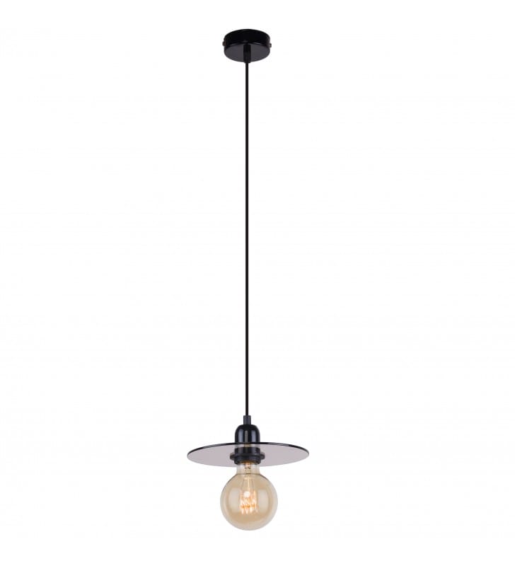 Pojedyncza minimalistyczna lampa wisząca Dysk