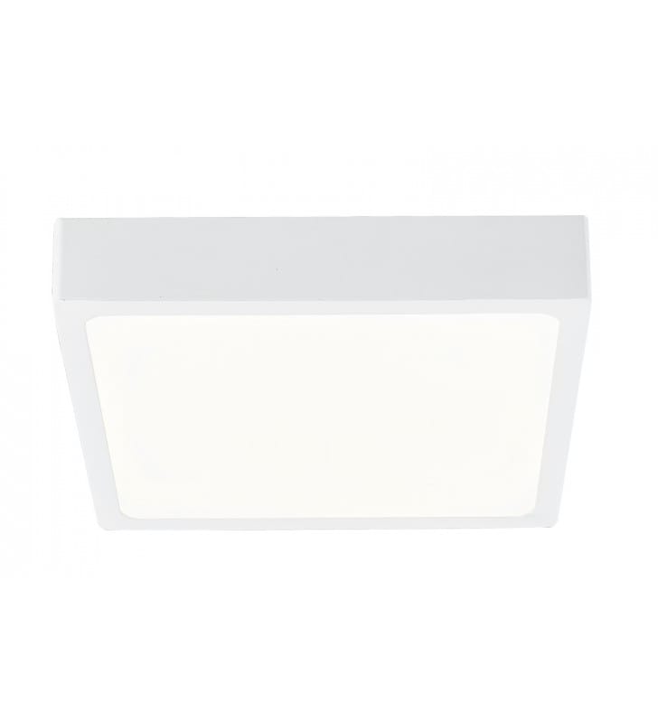 17cm kwadratowy biały plafon Alena LED o neutralnej barwie 4000K