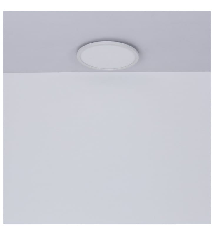 Plafon łazienkowy Sapana LED 3000K 42cm biały płaski