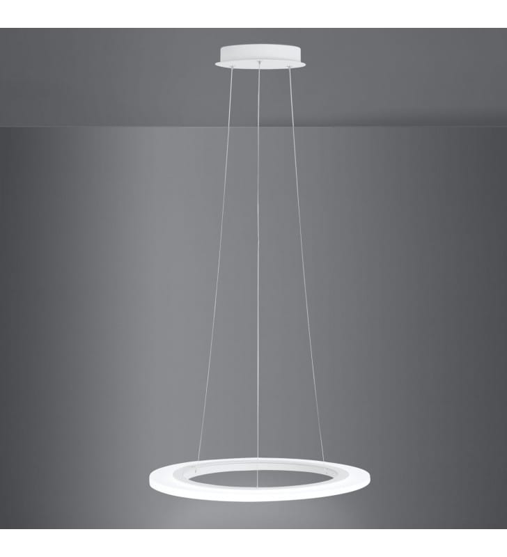 Penaforte nowoczesna lampa wisząca 59cm LED płaska obręcz do salonu