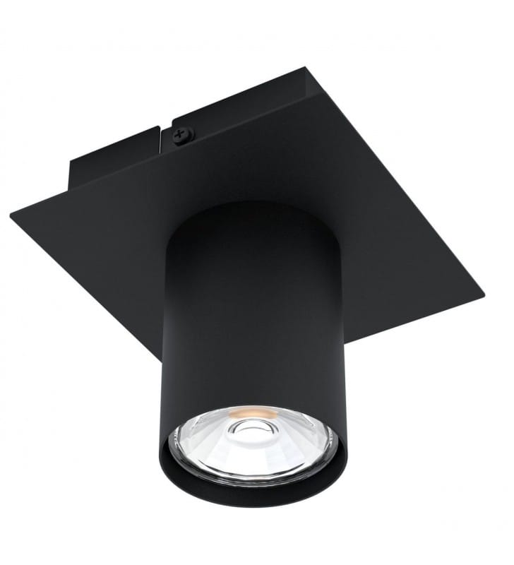 Mała czarna metalowa lampa sufitowa Valcasotto 99514Eglo 1xGU10
