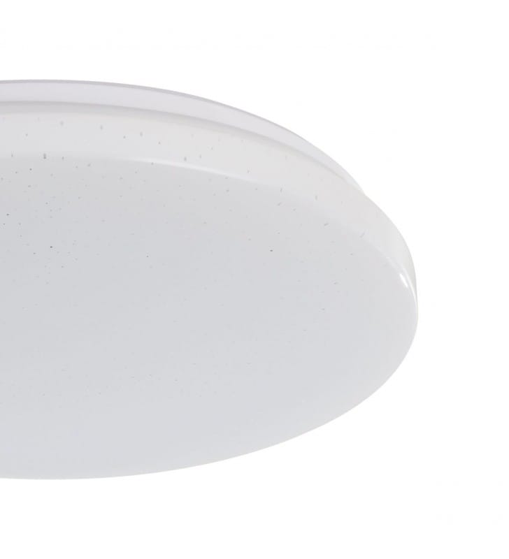 Biały okrągły plafon do łazienki Frania-S LED 4000K 31cm z efektem blasku 900363 Eglo