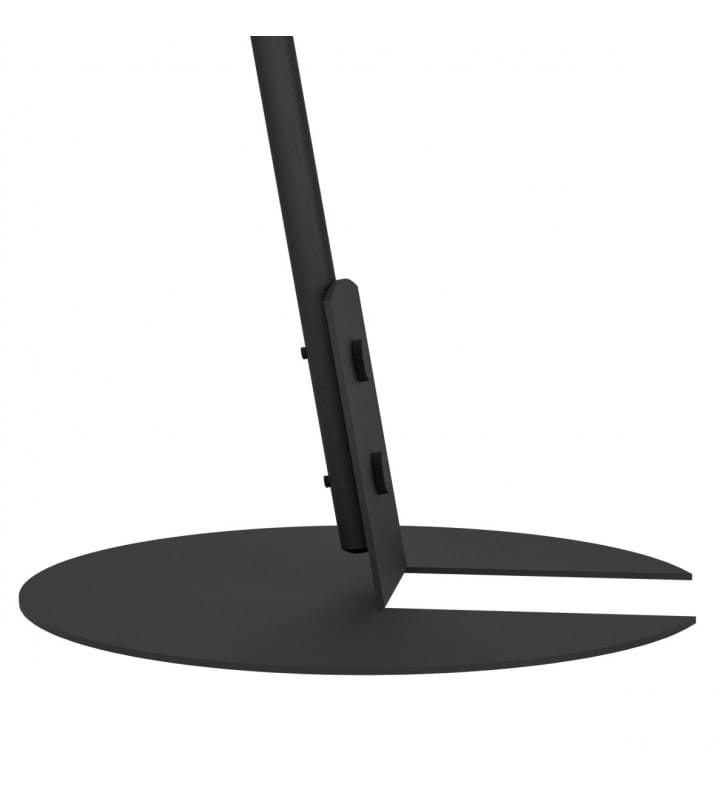 Loftowa czarna lampa stołowa z metalu Oneda włącznik na przewodzie