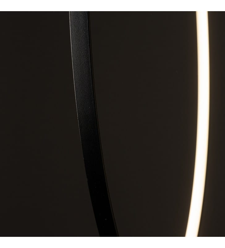 Lampa wisząca Circolo LED 3000K do wysokiego salonu nad schody pierścień 60cm