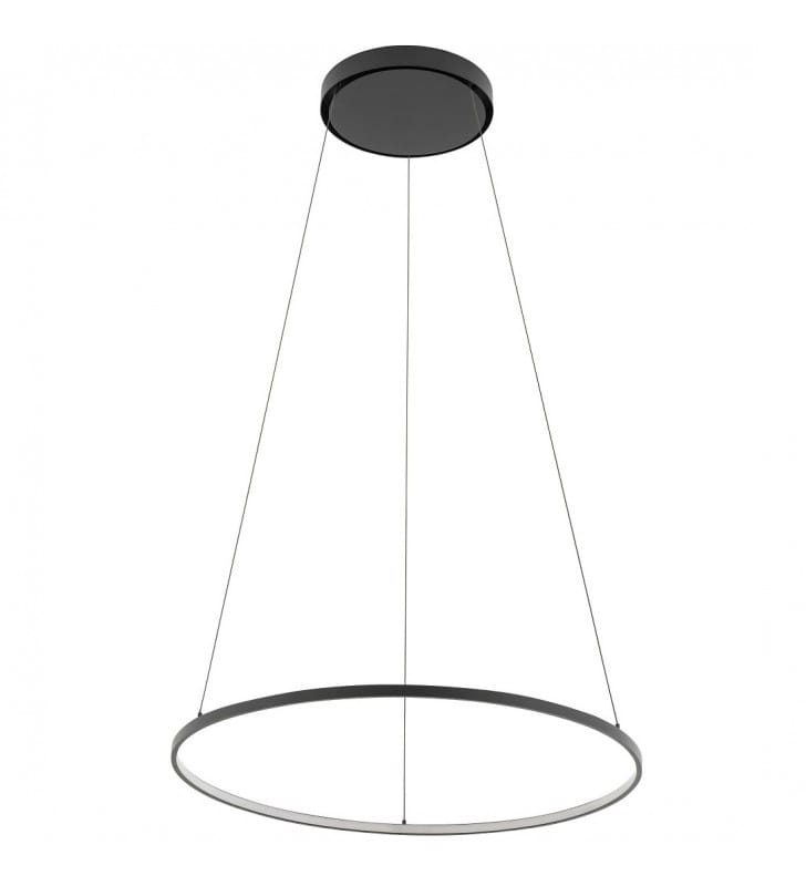 Minimalistyczna okrągła 60cm lampa wisząca Circolo LED ciepła barwa światła