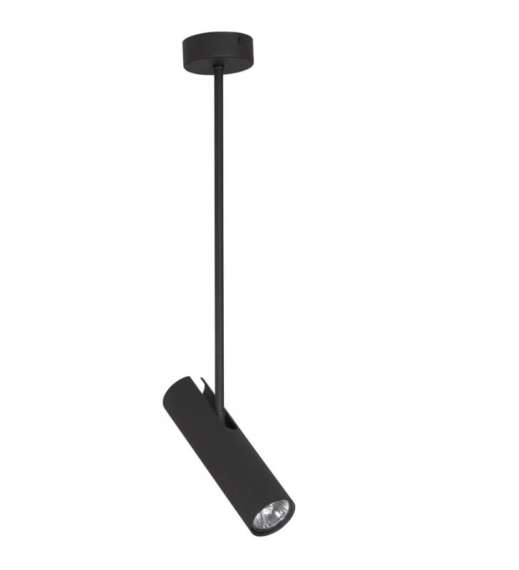 Lampa sufitowa wisząca czarna loftowa nowoczesna Eye Super Black sztywne ramię - OD RĘKI