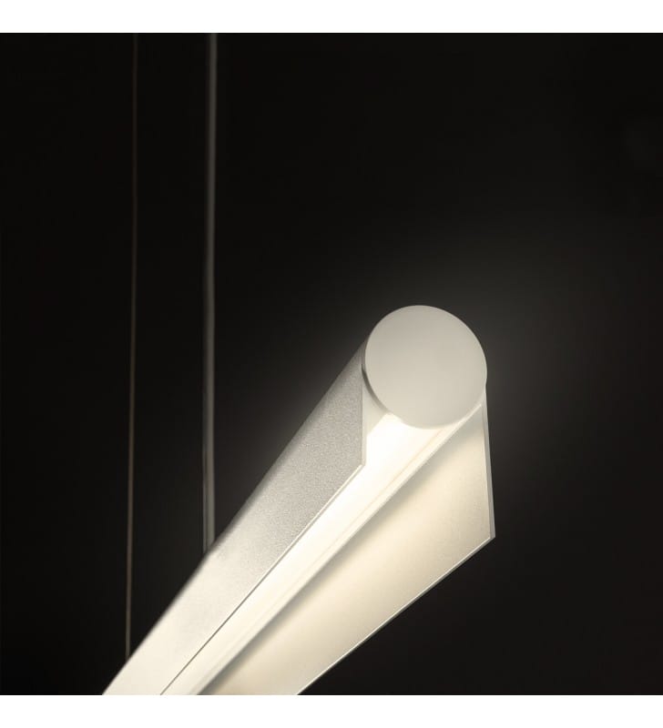 Lampa wisząca do biura lub domu nad stół biurko blat CL Q LED PRO 3000K biała Nowodvorski