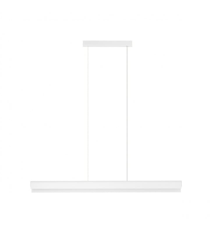 Lampa wisząca do biura lub domu nad stół biurko blat CL Q LED PRO 3000K biała Nowodvorski
