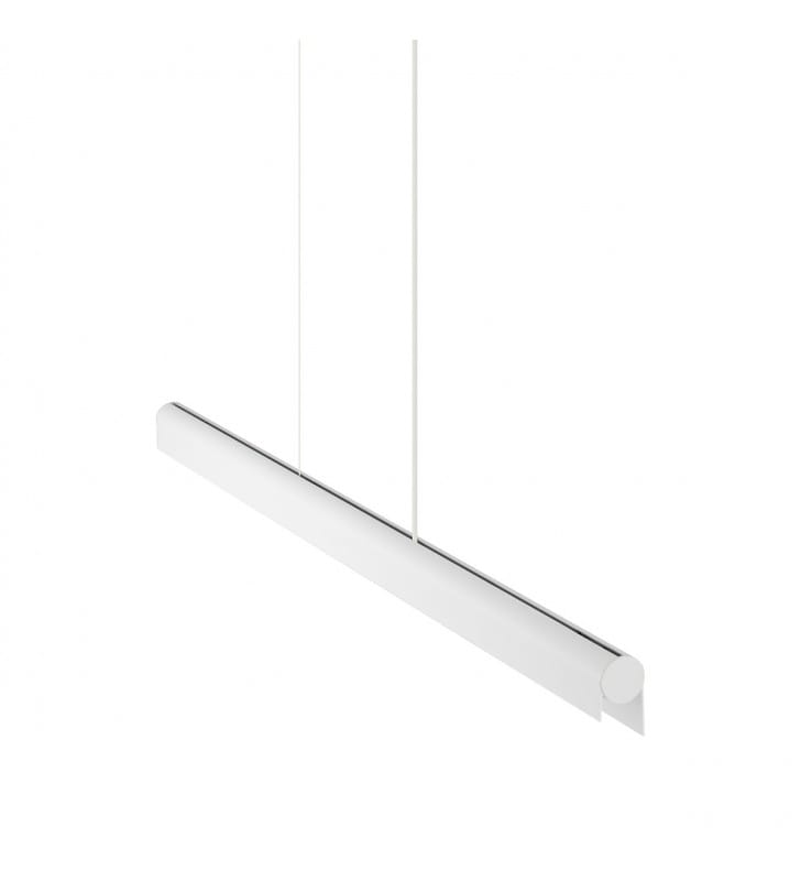 Lampa wisząca do biura lub domu nad stół biurko blat CL Q LED PRO 3000K biała Nowodvorski