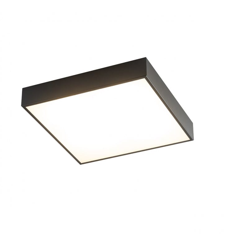 Czarny plafon z czujnikiem ruchu Quad Sensor 30cm kwadratowy 4xGX53 Nowodvorski