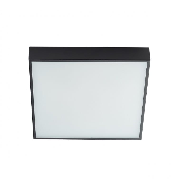 Czarny plafon z czujnikiem ruchu Quad Sensor 30cm kwadratowy 4xGX53 Nowodvorski