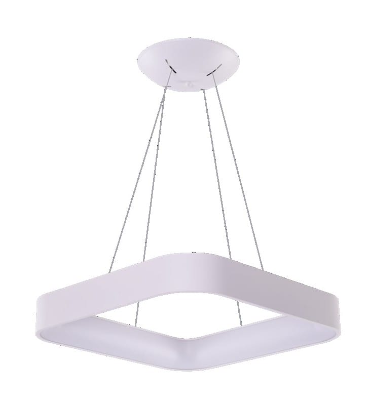 Lampa wisząca Solvent Smart LED biała z pilotem