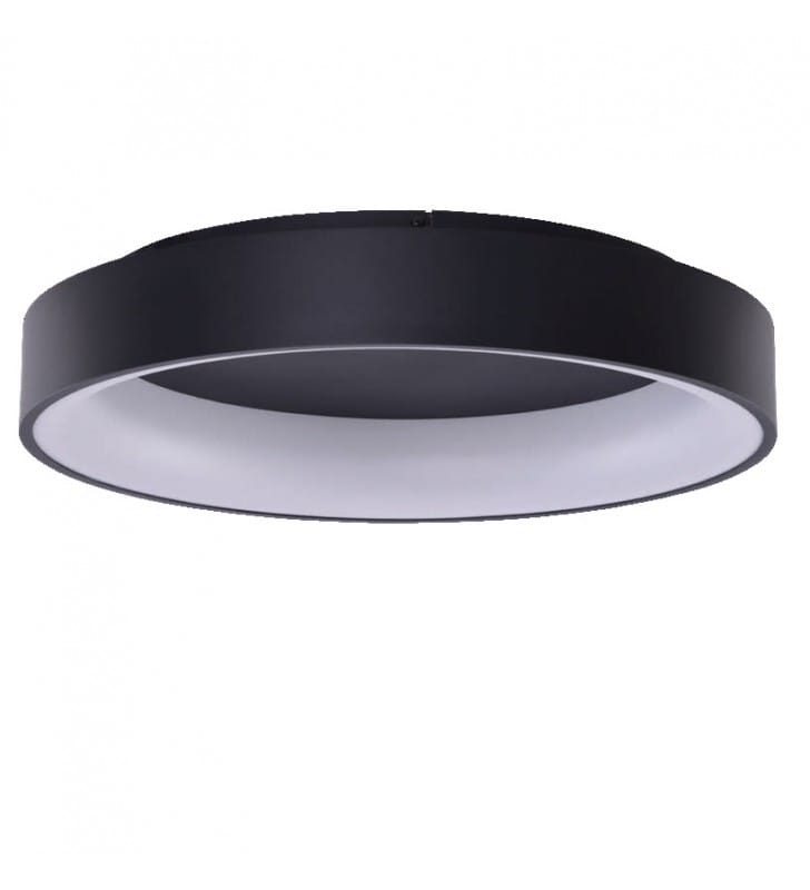 Czarny 110cm plafon do salonu Solvent Smart LED pilot ściemniacz Azzardo