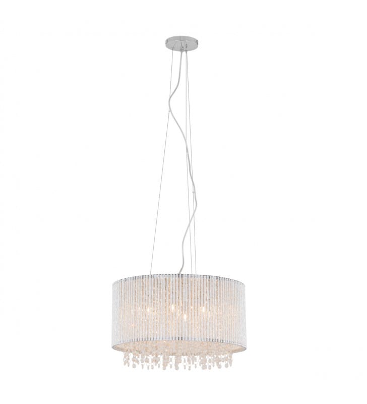 Lampa wisząca Anabella z kryształkami do salonu