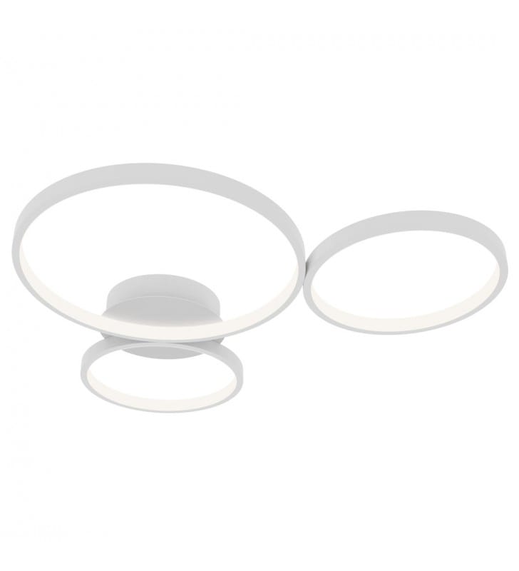 Lampa sufitowa Maver LED biała nowoczesna 3 pierścienie