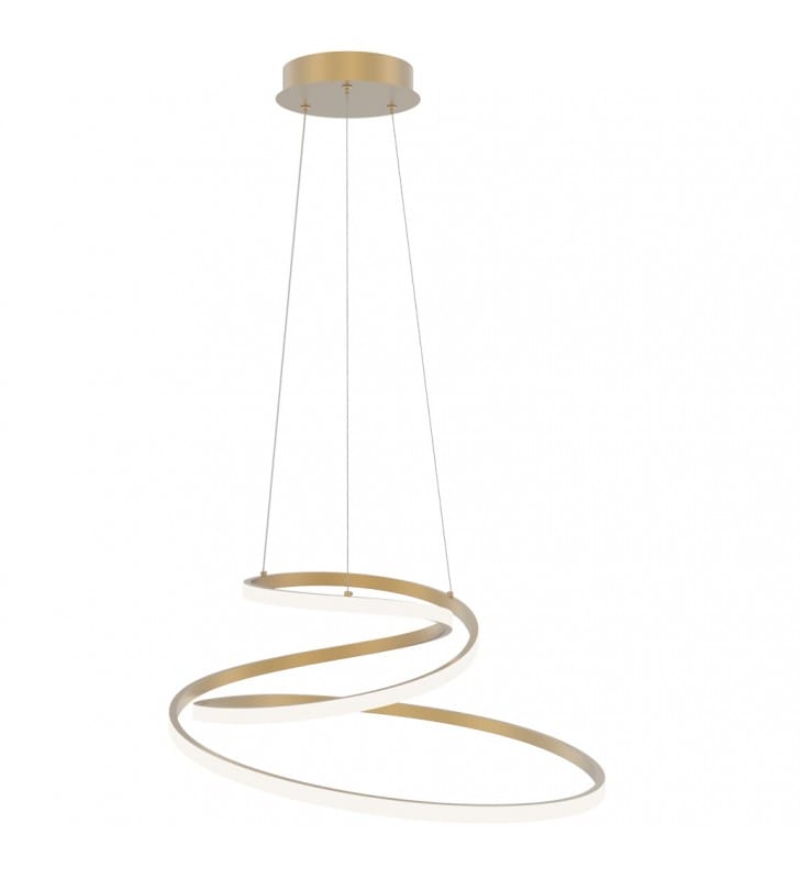 Nowoczesna złota oryginalna lampa wisząca do salonu Lorila LED Italux