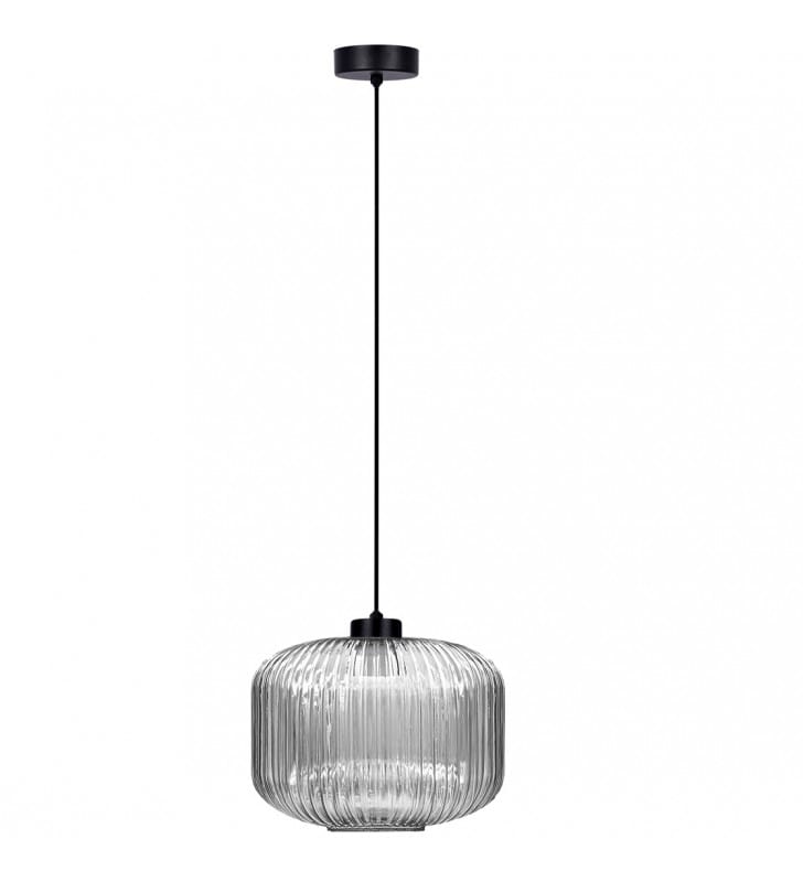 Campo 1pkt czarno grafitowa lampa wisząca do salonu sypialni